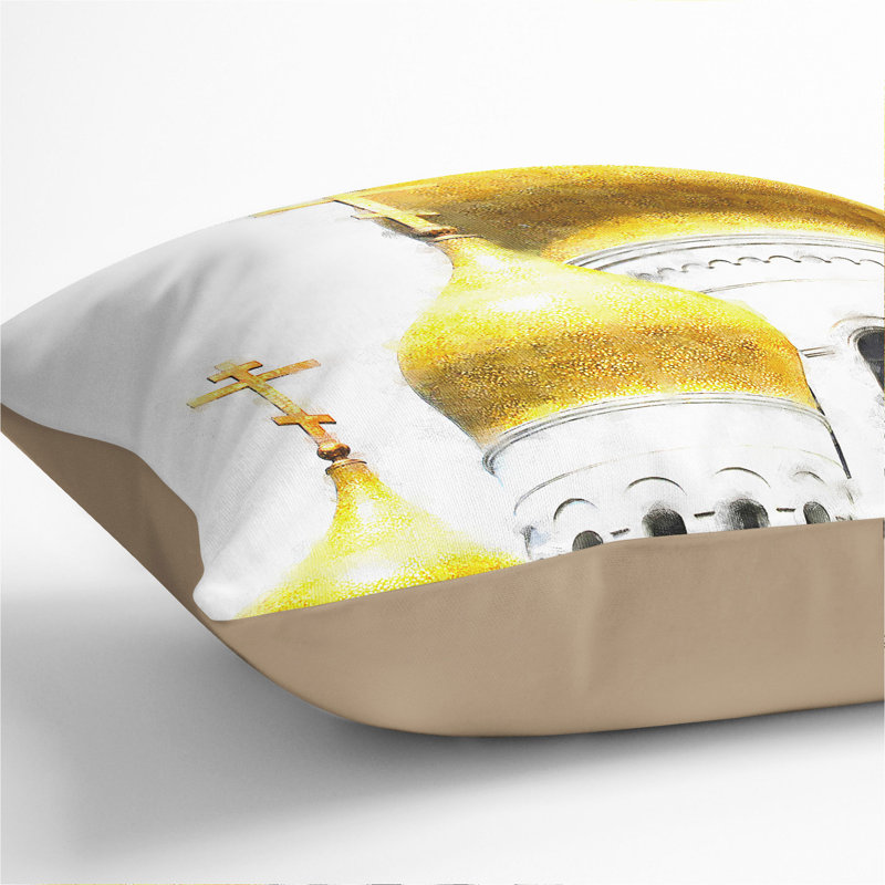 Square Cushion, 40cm H x 40cm W x 15cm D, Stone
