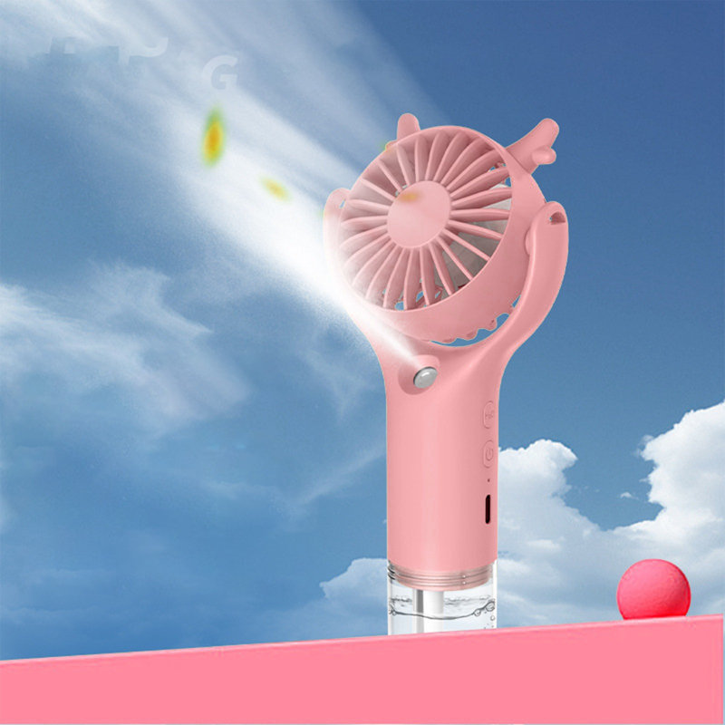 Mini ventilateur de brumisateur portable, Pink