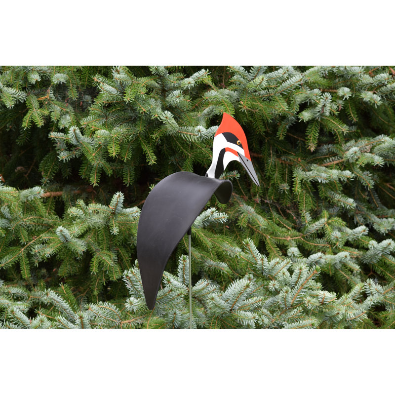 Art de jardin pileated woodpecker