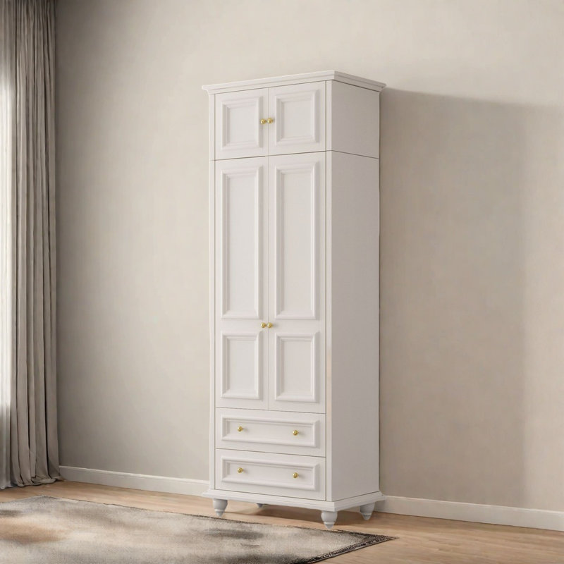 Garde-robe simple de couleur unie, Blanc