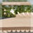 10X13 Wavy Design Garden Canopy With Wood-Grain Steel Frame, Weather-Resistant Fabric & Anti-Mosquito Mesh For Outdoor Use-112608674