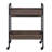 Jerrick Serving Cart, Walnut & Black Finish