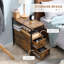 Bubba Narrow Side Table with Storage