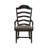 Jarnae Ladder Back Arm Chair w/ Upholstered Seat