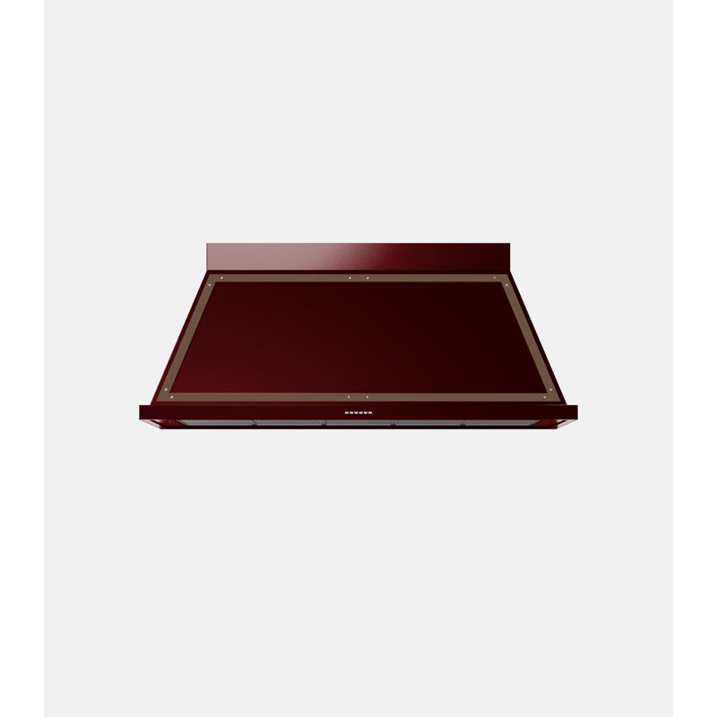 ILVE 60" Nostalgie II Noblesse 600 CFM Ducted Wall Mount Range Hood, Ral Classic/Chrome