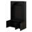 Arched Mudroon Coat Rack With Bench, Hall Tree With 4 Golden Hooks, Adjustable Shelves, Entryway Bench With 3 Cabinets-1048603315