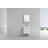 Leni 23.5 " W Wall Mounted Wall Mounted Single Double Single Vanity Bathroom Vanity With Acrylic Top-33655852