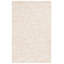Tapis en laine / coton tissé à la main Stepanas en ivoire / beige-2066268308