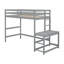 Grand lit mezzanine avec plateforme, échelle, garde-corps-156176958