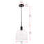 Luminaire suspendu en forme de cloche à 1 lumière Merseles-1664096563-1664096559