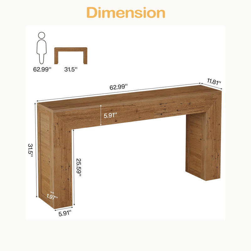 Practical Entry Table,Rustic Console Table,Sofa Table
