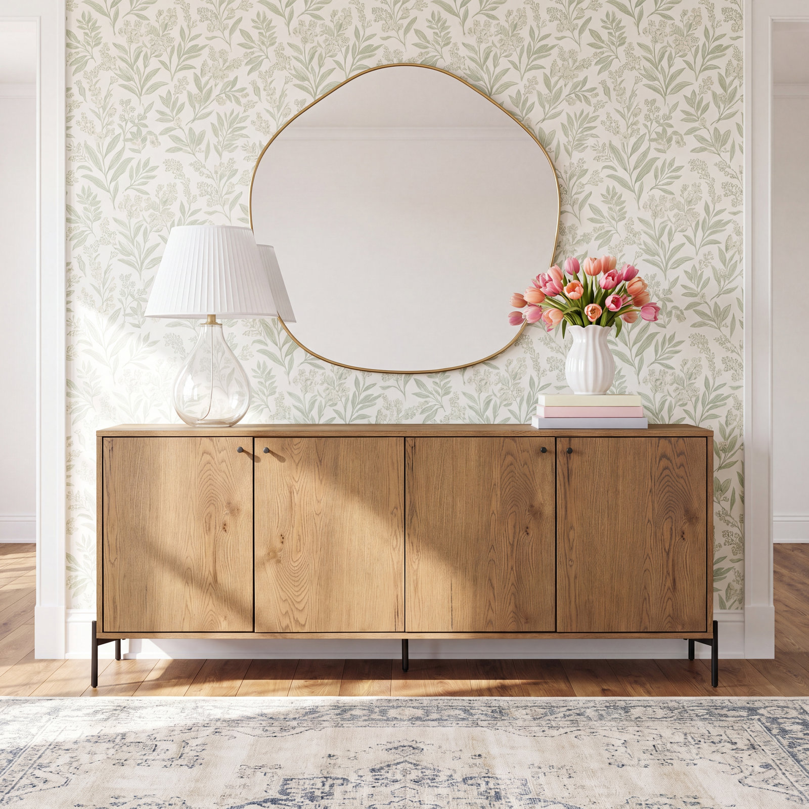 Nephie 72'' Sideboard, White Wash