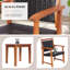 Taouk Polyethylene (PE) Wicker 2 - Person Seating Group without Cushions