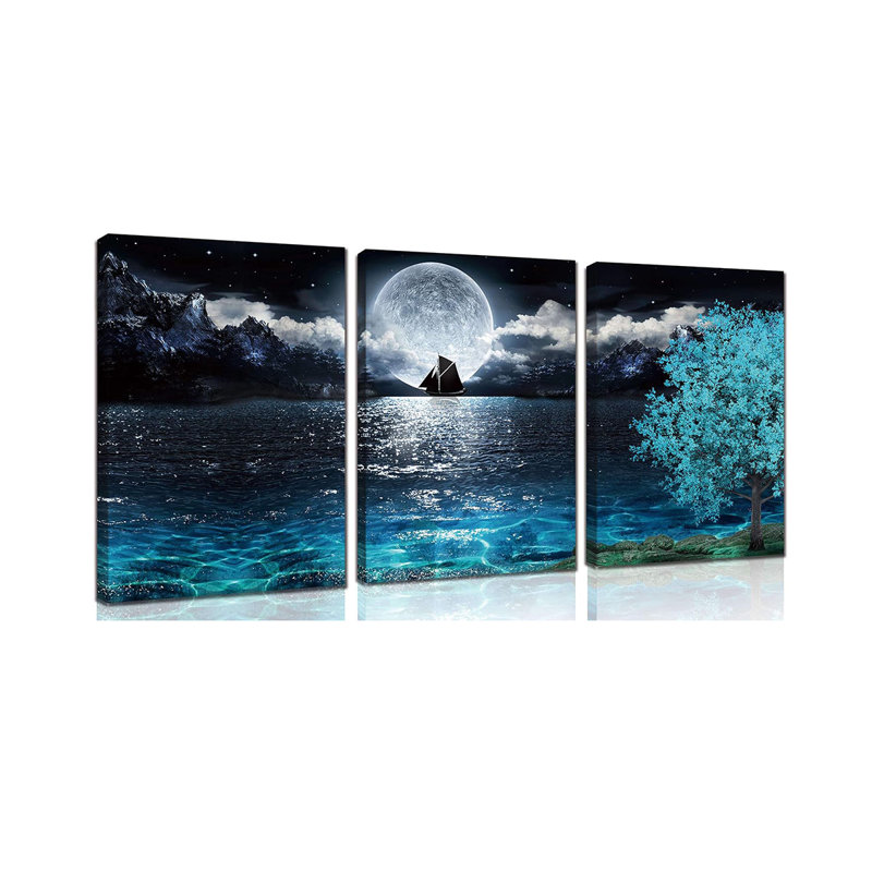 3 Piece Wrapped Canvas Print