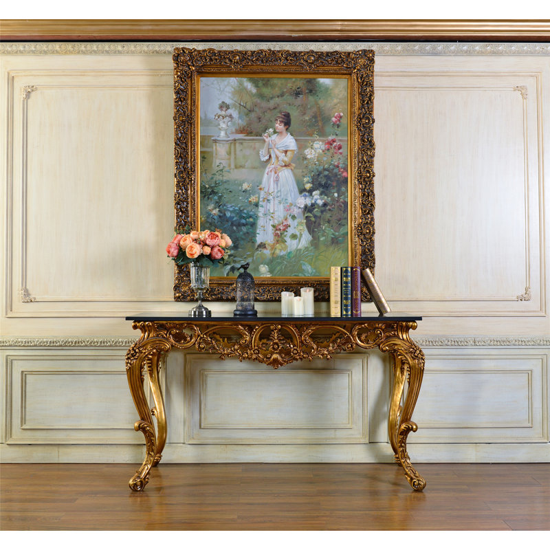 Rosia 62'' W Marble Console Table