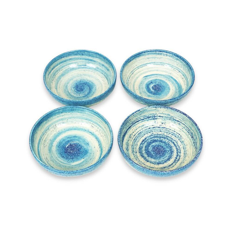 Baris Pastel Beach - Shallow Bowl, Blue