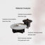 Table basse ronde en pierre micro-cristalline