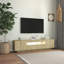 Meuble télé Meuble télé Console console télé avec lumières DEL-1308657839