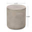Table d'appoint d'extérieur en béton léger