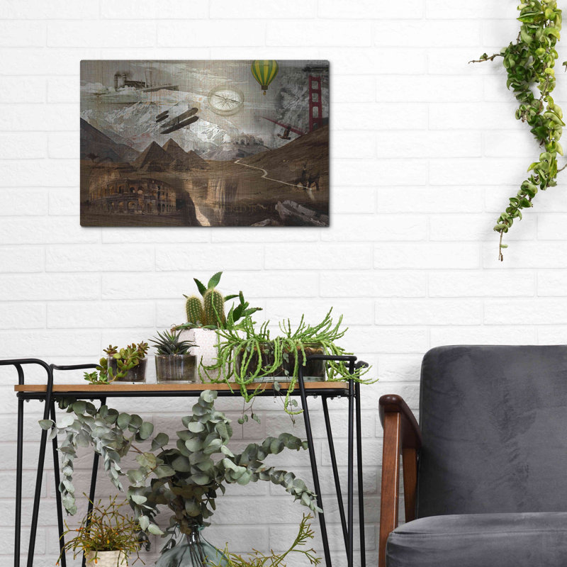 «World Travel» par GraphINC, H 12 po x l 16 po