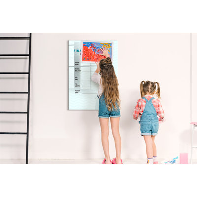 Magnetic Glass Photo Memo Board