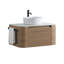 Meuble-lavabo cannelé avec armoire de rangement et tiroirs 30 po Avalon-133010670