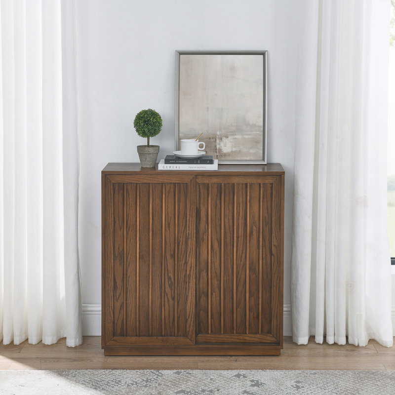 Buffet Mid-Century avec 2 portes coulissantes