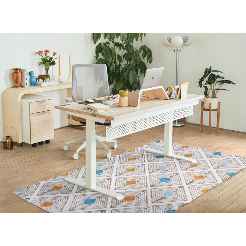 Antaniyah Faux Rabbit Fur Hand Tufted Rug, Rectangle 3' x 5'
