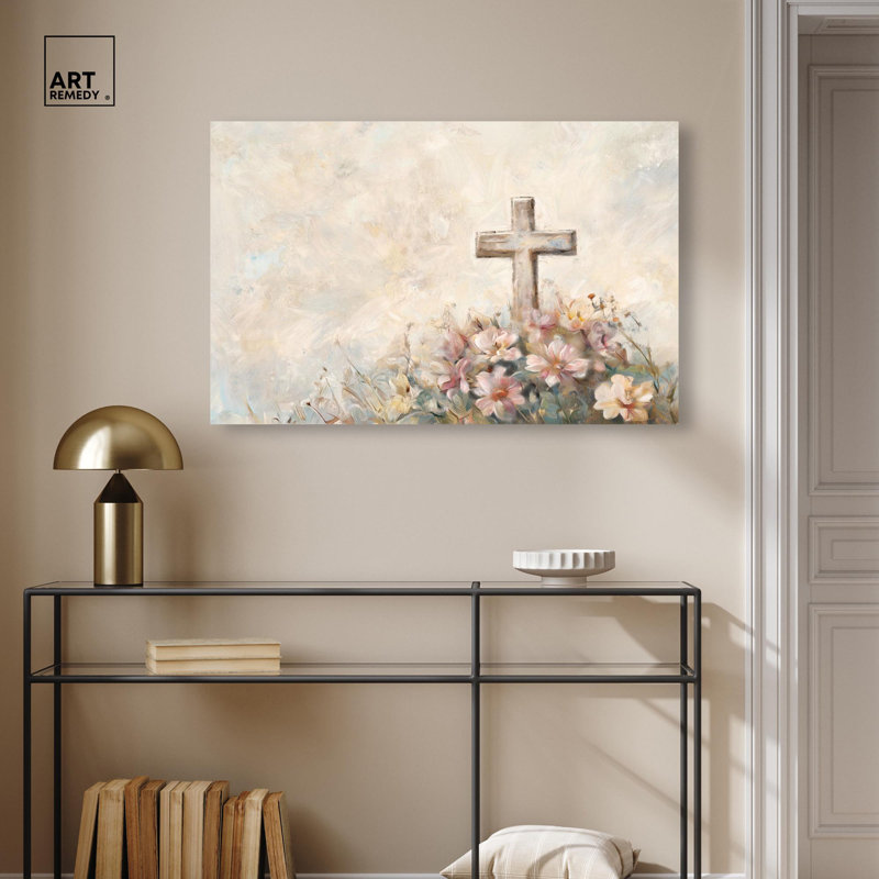 «Blessed Remembrance Canvas» par Art Remedy, H 10 po x l 15 po, Toile tendue avec châssis