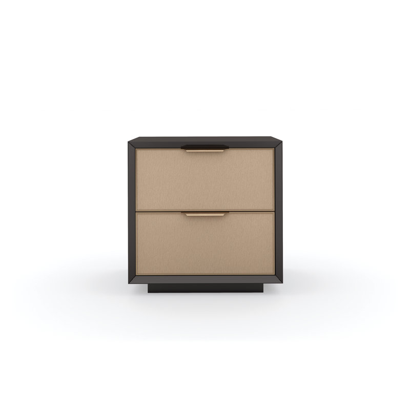 Wrap 2 - Drawer Nightstand, Dark Chocolate