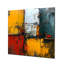 Cubiste, tranquillité, jaune, rouge, bleu, abstrait, art mural-1187961505-1187961518
