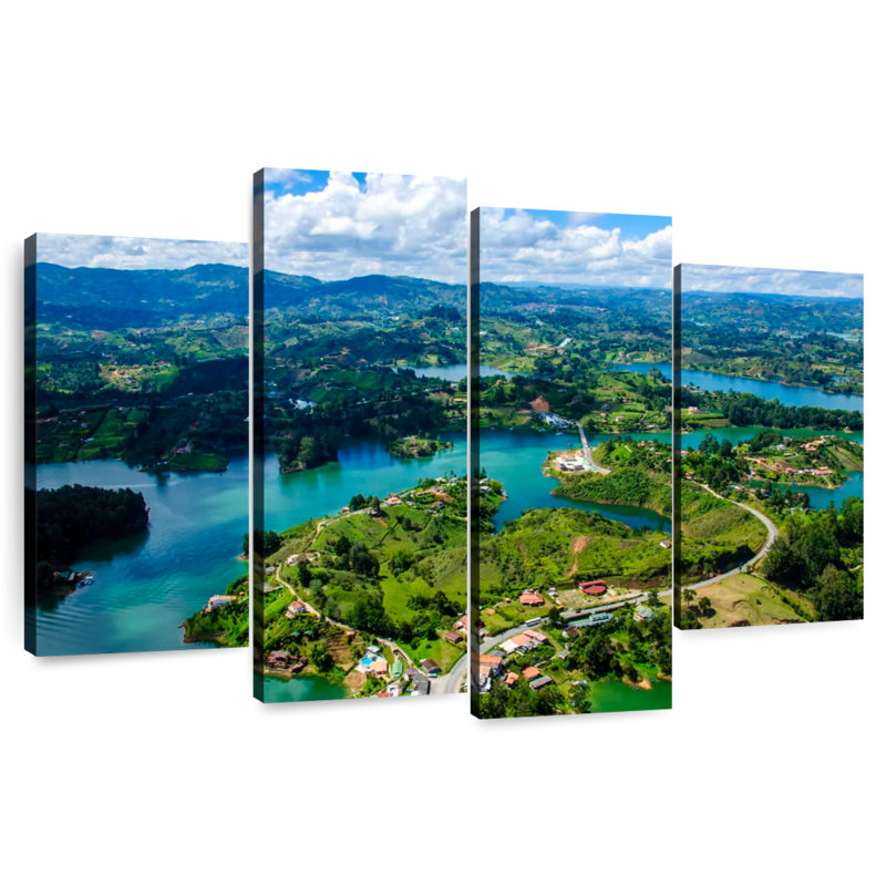 Nicci Medellin Aerial View, 48" H x 75" W