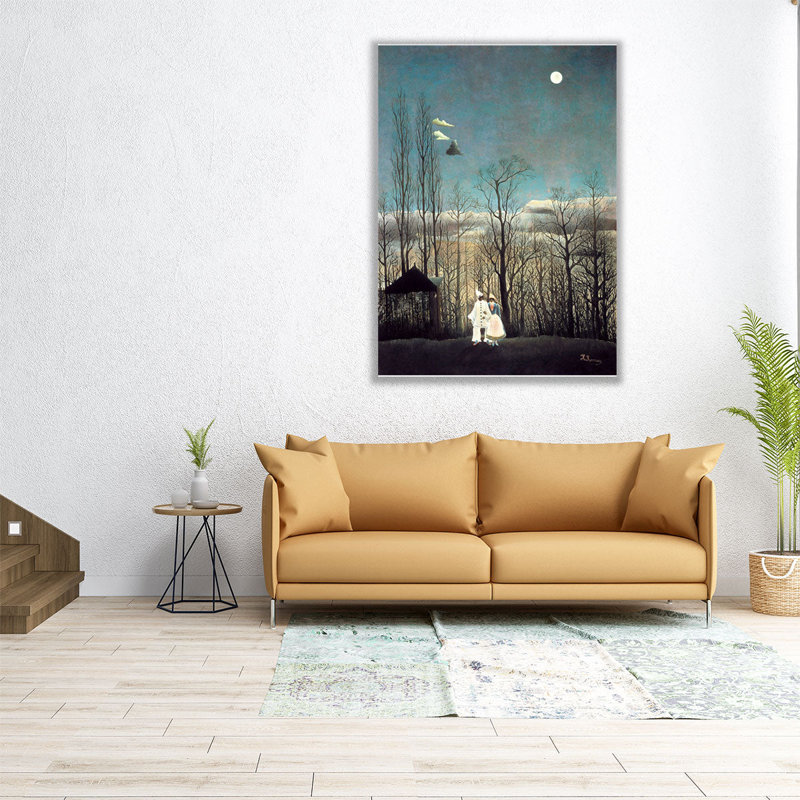 Carnival Evening, 1886 - reproduction d'art sur toile, H 24 po x l 18 po