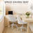 Task Chair Teddy teddy Velvet Make Up Chair Office Chair With Wheels, White-525829543