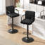 Tabourets de bar rembourrés en velours Mid-Century-911706677