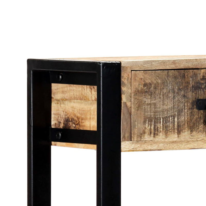 Ariton 90cm Solid Wood Top Console Table