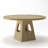 47'' Round Farmhouse Dining Table with Storage Shelf