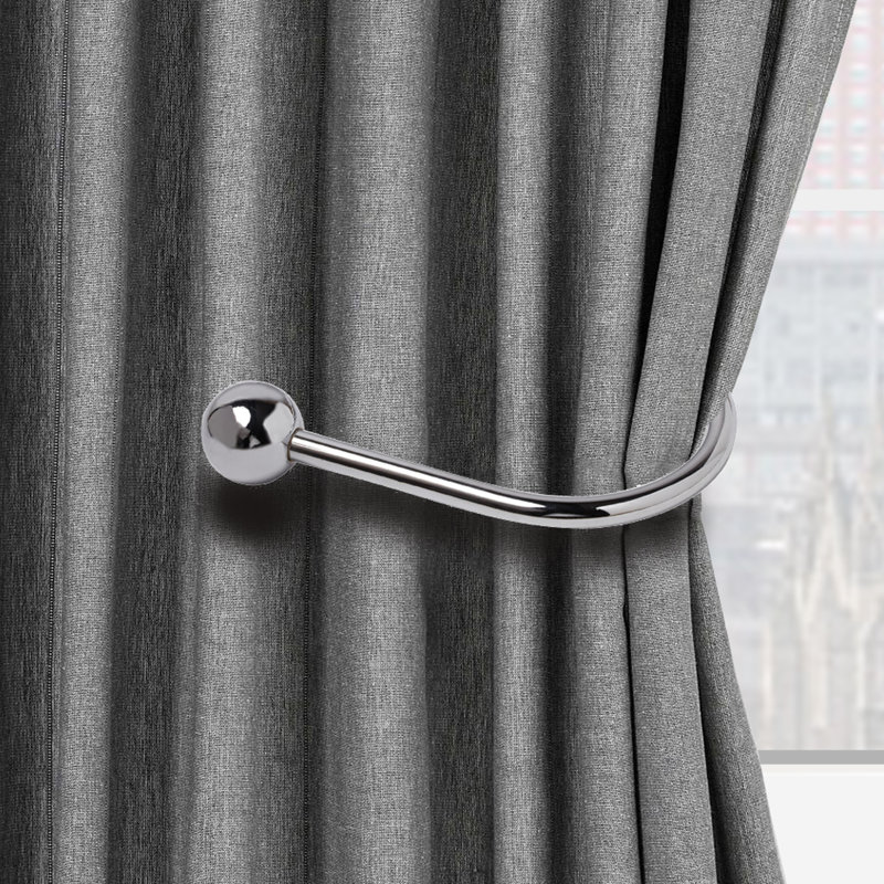 Bucharest 17.5cm Curtain Holdback, Chrome
