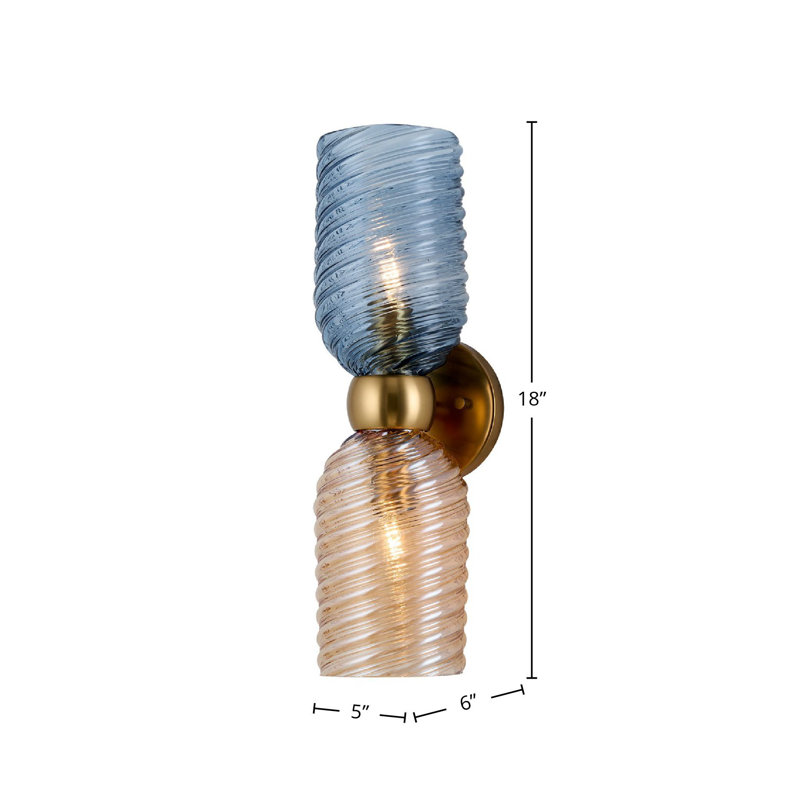 Azul 2 Lt Wall Sconce