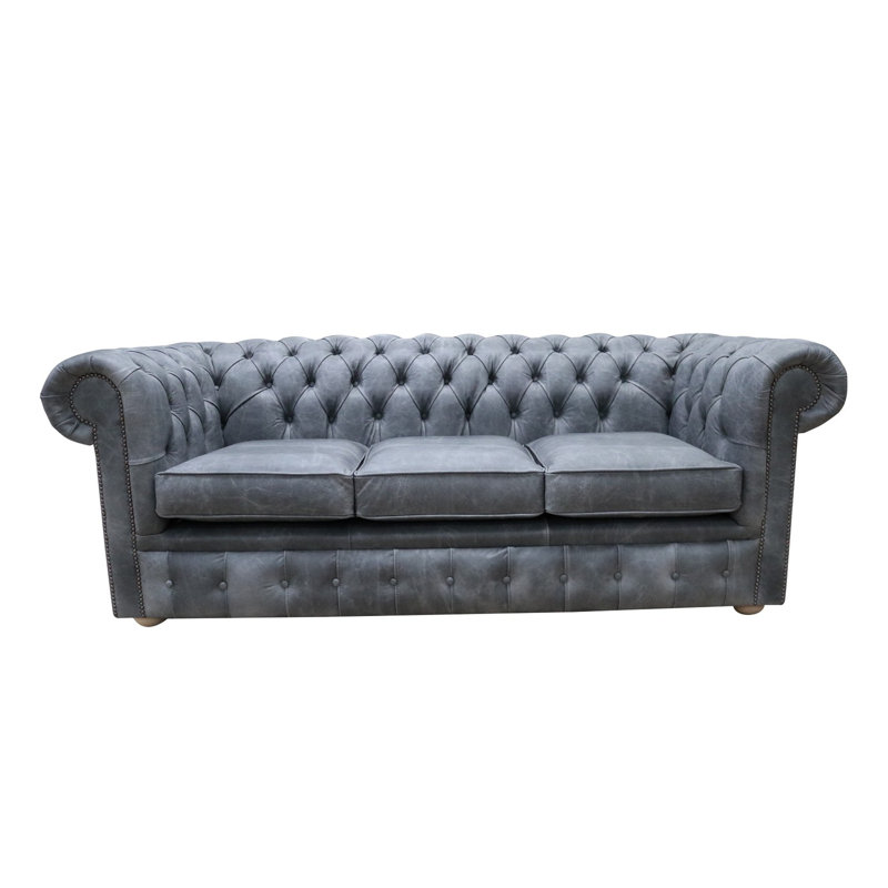 3 Seater Sofa, Cracked Wax Ash