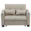 2 Seater Fabric Sofa Bed-14817151