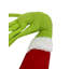 Main de monstre en feutre avec ornement rouge vert 23 po