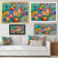 Nature morte avec un bouquet - Décoration murale traditionnelle sur toile-509614748-509614737