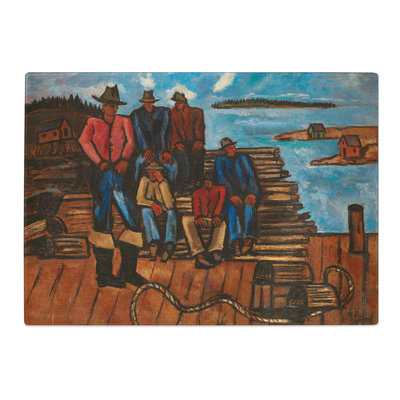 Lobster Fishermen by Marsden Hartley Chopping Board