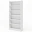 Bibliothèque sur pied H 78,74 "à 7 niveaux - panneau de fibres à densité moyenne épais, 22 lb / tablette, anti-basculement pour le salon / bureau / chambre à coucher-2106081153-2106081155