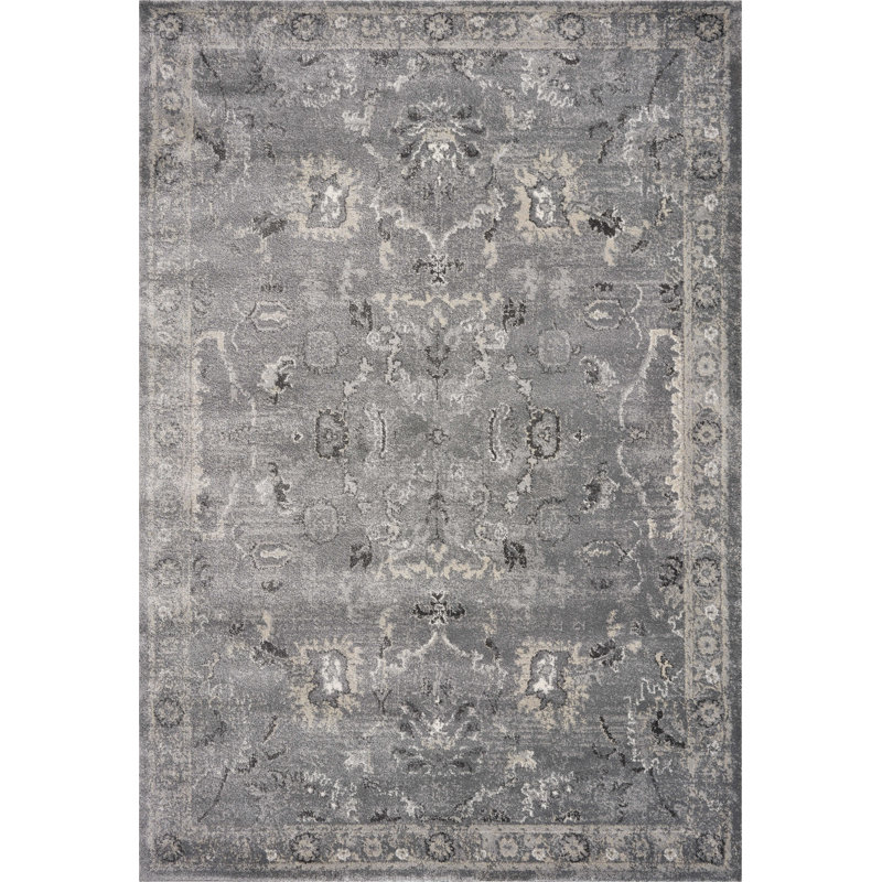 Burcham Geometric Indoor Rug, Rectangle 7'10" x 9'10", Ivory