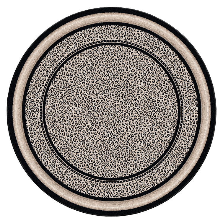 Alminus Zambia Opal Animal Print Area Rug