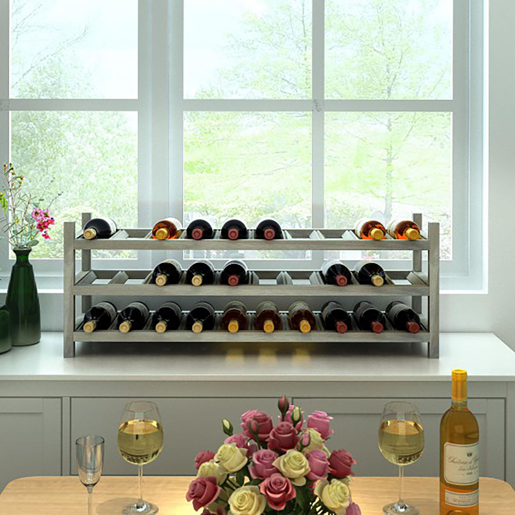 30 bottle 2025 wine rack