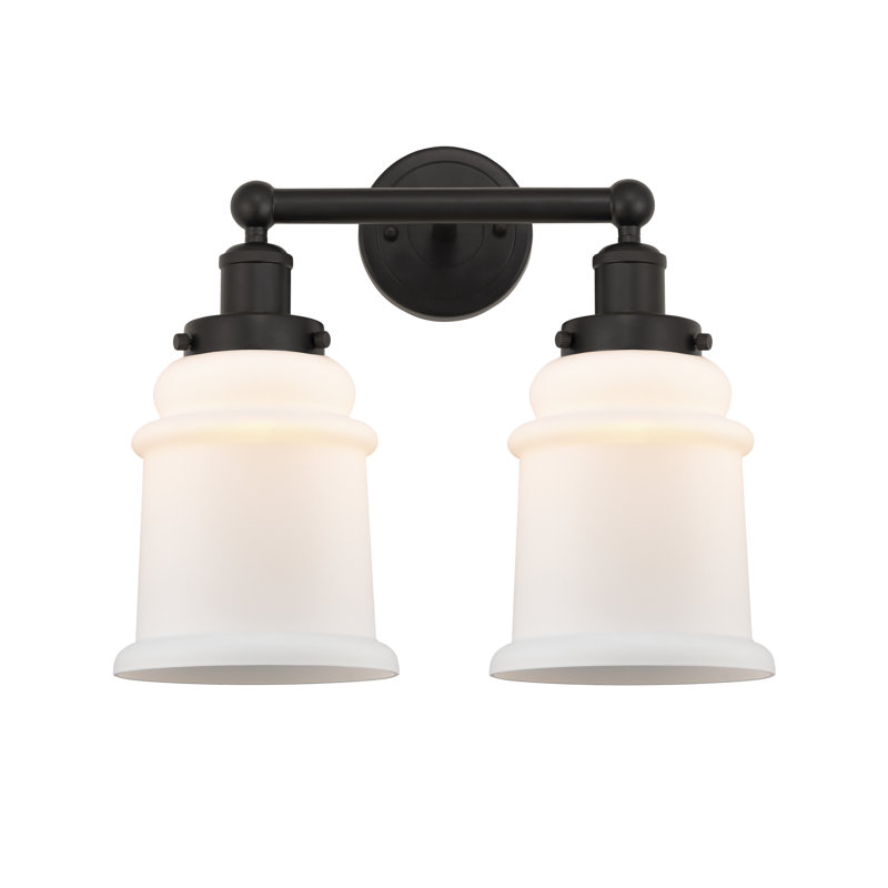 Cailen 2 - Light Dimmable Vanity Light, Matte White, Oil Rubbed Bronze