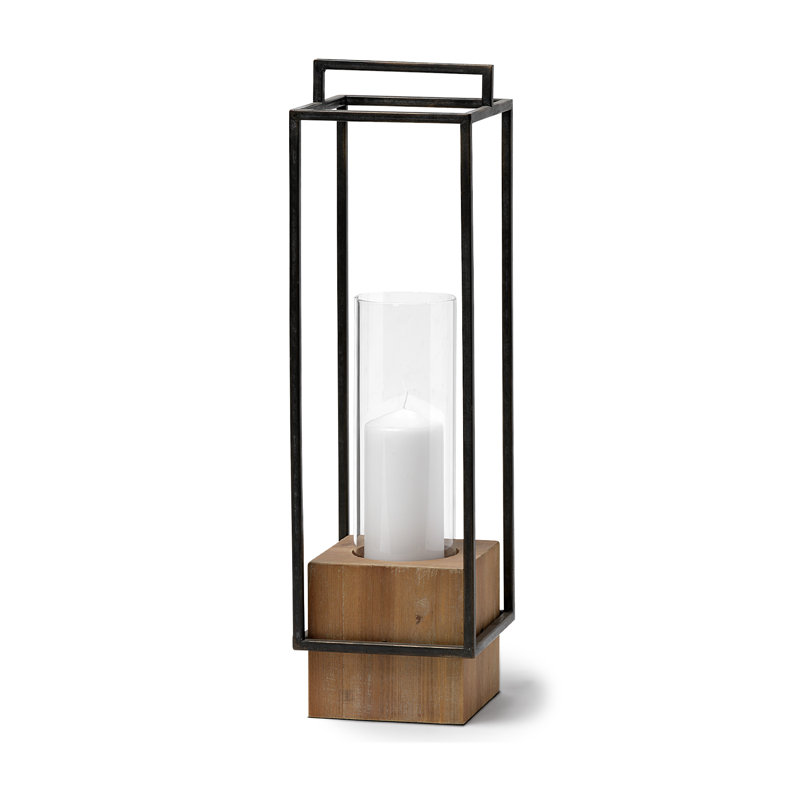 Lanterne Nesmith, H 24 po x l 6,7 po x P 6,7 po